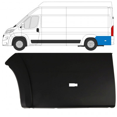 Zadná bočná lišta pre Fiat Ducato 2018- / Ľavý 7787