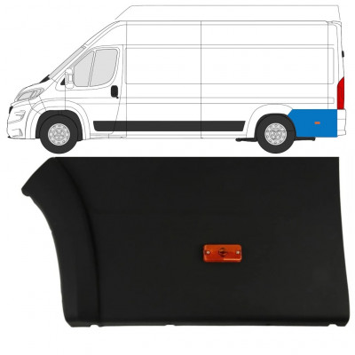 Zadná bočná lišta so svetlom pre Fiat Ducato 2018- / Ľavý 7789