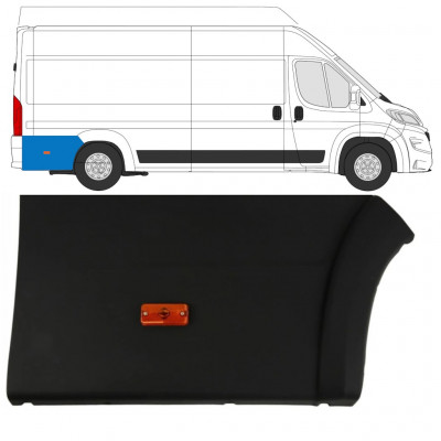 Zadná bočná lišta so svetlom pre Fiat Ducato 2018- / Pravá 7788