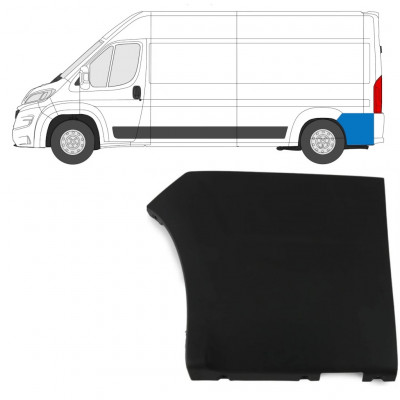 Zadná bočná lišta pre Fiat Ducato 2018- / Ľavý 7791