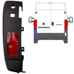 Roh zadného nárazníka so svetlom pre Peugeot Boxer 2018- / Ľavý / Sada 13243