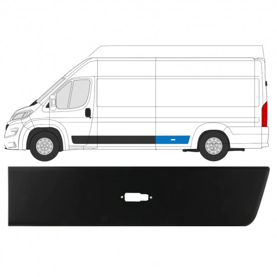 Zadná bočná lišta pre Fiat Ducato 2018- / Ľavý 7793