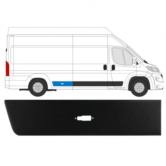 Zadná bočná lišta pre Fiat Ducato 2018- / Pravá 7792
