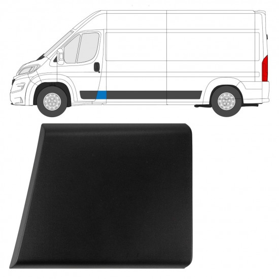 Bočná lišta predného stĺpika pre Fiat Ducato 2018- / Ľavý 7800