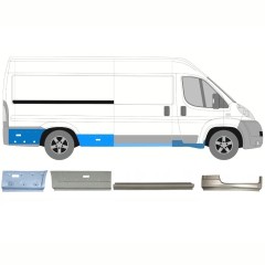 Opravný plech sada pre Citroen Jumper 2006-2026 / Pravá 16805