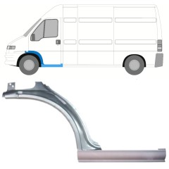 Opravný plech prahu + predného blatníka pre Citroen Jumper 1994-2006 / Ľavý / Sada 14081