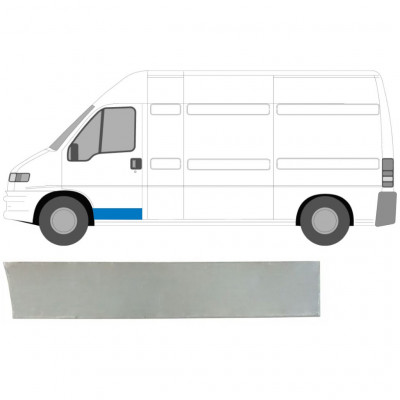 Opravný plech predných dverí pre Fiat Ducato Boxer Relay 1994-2006 / Ľavý 6487