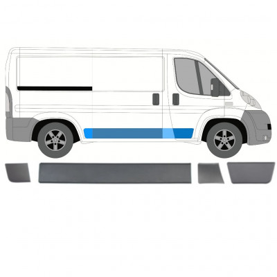 Sada líšt pre Fiat Ducato Boxer Relay 2006-2018 / SWB / Pravá /  8464