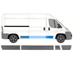 Sada líšt pre Citroen Jumper 2006-2018 / Pravá / 13863