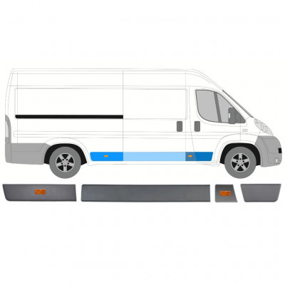 Sada lišt pod přední světlomety pre Fiat Ducato 2006- / Pravá /  10447