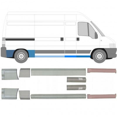 Opravný plech sada pre Fiat Ducato Boxer Relay 1994-  /  5757