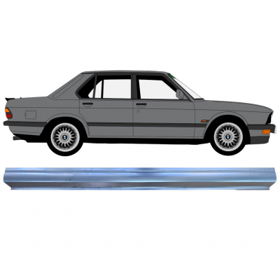 Opravný plech prahu pre BMW 5 E28 1981-1987 / Vľavo = Vpravo (symetrické) 7626