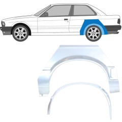 Opravný plech vnútorného + vonkajšieho zadného blatníka pre BMW 3 E30 1987-1994 / Ľavý / Sada 10852