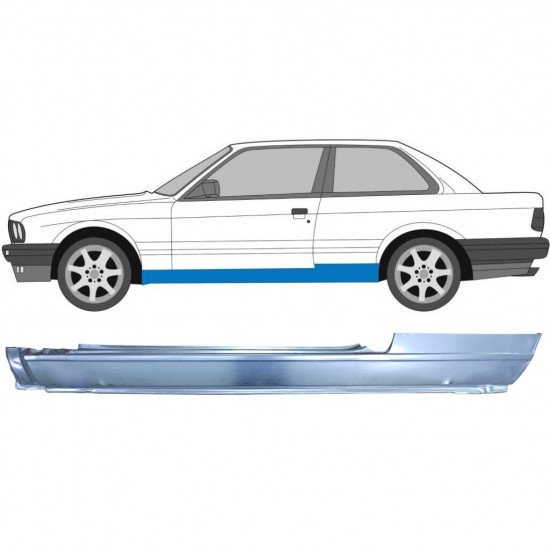 Kompletný prah pre BMW 3 E30 1982-1994 / Ľavý 6379