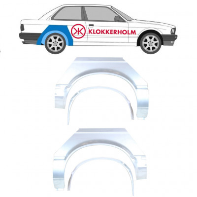 Opravný plech vnútorného + vonkajšieho zadného blatníka pre BMW 3 E30 1982-1987 / Sada 10850