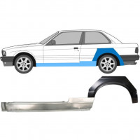 Opravný plech prahu + zadného blatníka pre BMW 3 E30 1982-1987 / Ľavý 11235