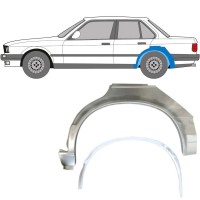 Opravný plech vnútorného + vonkajšieho zadného blatníka pre BMW 3 E30 1982-1987 / Ľavý / Sada 10858