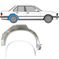 Opravný plech vnútorného + vonkajšieho zadného blatníka pre BMW 3 E30 1982-1987 / Pravá / Sada 10857