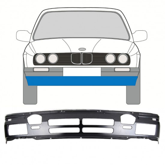 Vnútorný predný opravný plech pre BMW 3 E30 1982-1985 11553