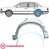 Opravný plech vnútorného + vonkajšieho zadného blatníka pre BMW 3 E30 1987-1994 / Ľavý / Sada 10861