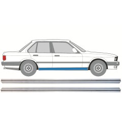 Opravný plech prahu vnútorný pre BMW 3 E30 1982-1994 / Ľavá+Pravá / Sada 15110