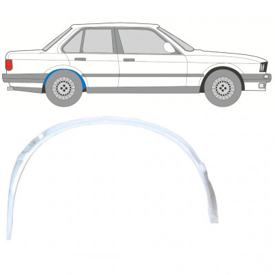 Vnútorná oprava zadného blatníka pre BMW 3 E30 1982- / Pravá 10845