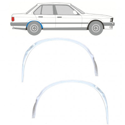 Vnútorná oprava zadného blatníka pre BMW 3 E30 1982- / Ľavá+Pravá / Sada 10847