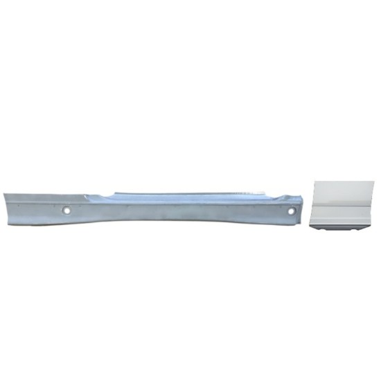 Kompletný prah + opravný plech predného blatníka pre BMW 3 E36 1990-2000 / Pravá / COUPE / Sada 17021