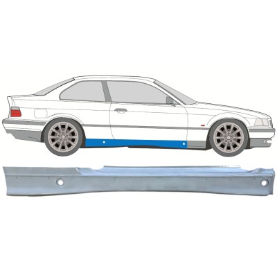 Kompletný prah pre BMW 3 E36 1990-2000 / Pravá / COUPE 16065
