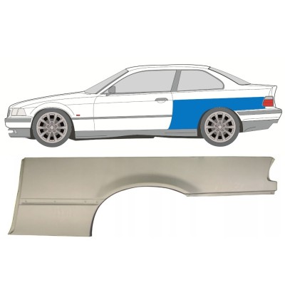 Lem zadného blatníka pre BMW 3 E36 1990-2000 / Ľavý / COUPE 16384