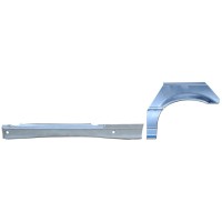 Celý prah + opravný plech zadného blatníka pre BMW 3 E36 1990-2000 / Ľavý / COUPE / Sada 17024
