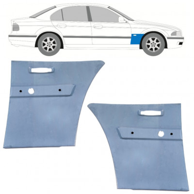 Opravný plech predného blatníka pre BMW 5 E39 1996-2004 / Ľavá+Pravá / Sada 9829