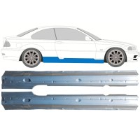 Kompletný prah pre BMW 3 E46 1998-2006 / Ľavá+Pravá / COUPE / Sada 16814