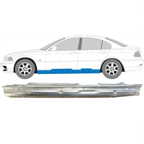 Kompletný prah pre BMW 3 E46 1998-2006 / Ľavý 14996 Kompletný prah pre BMW 3 E46 1998-2006 / Ľavý 14996