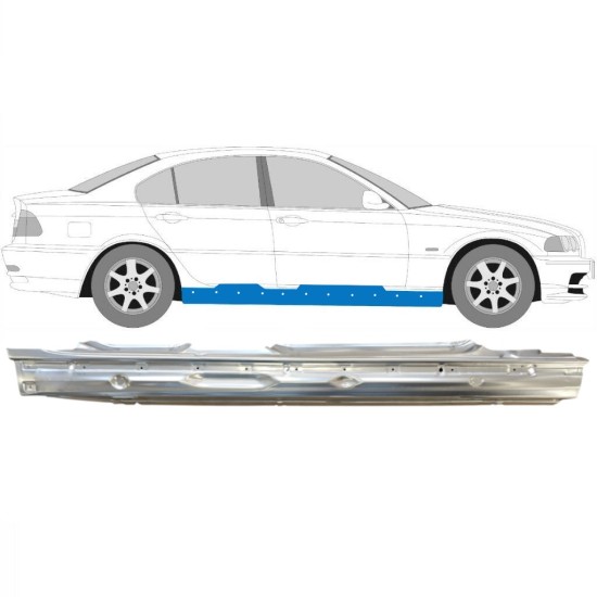 Kompletný prah pre BMW 3 E46 1998-2006 / Pravá 14995 Kompletný prah pre BMW 3 E46 1998-2006 / Pravá 14995