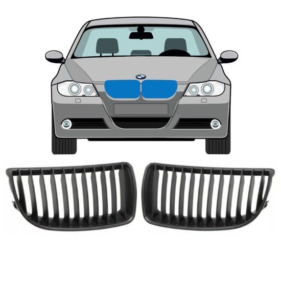 Mriežka pre BMW 3 E90 2004-2008 / Ľavá+Pravá 16309