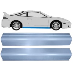 Opravný plech prahu pre Mitsubishi Eclipse 1995-2000 / Vľavo = Vpravo (symetrické) / Sada 9956