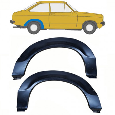 Lem zadného blatníka pre Ford Escort 1974-1980 / Ľavá+Pravá / Sada 10732