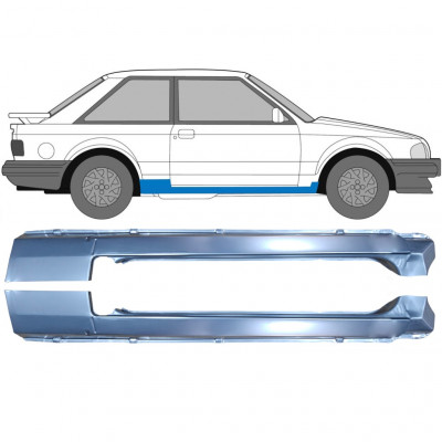 Kompletný prah pre Ford Escort 1980-1986 / Ľavá+Pravá / Sada 9503