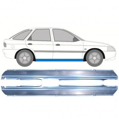 Kompletný prah pre Ford Escort 1995-2000 / Ľavá+Pravá / Sada 9775