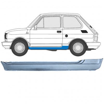 Opravný plech prahu pre Fiat 126p 1972-2000 / Ľavý 8870