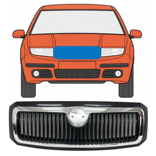 Mriežka pre Skoda Fabia I 2004-2007 7522