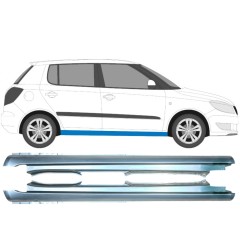 Kompletný prah pre Skoda Fabia II 2007-2015 / Ľavá+Pravá / Sada 10695