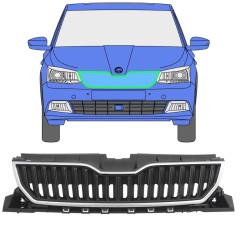 Mriežka pre Skoda Fabia 2014-2018 / Sada 7543