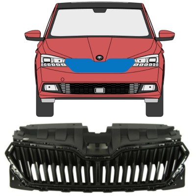Mriežka pre Skoda Fabia 2018-2021 16214