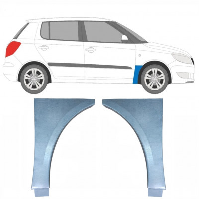 Opravný plech predného blatníka pre Skoda Fabia 2007-2015 / Ľavá+Pravá / Sada 10272