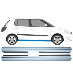 Opravný plech prahu pre Skoda Fabia II 2007-2015 / Ľavá+Pravá / Sada 10615