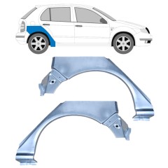 Lem zadného blatníka pre Skoda Fabia I 1999-2007 / Ľavá+Pravá / Sada 10444