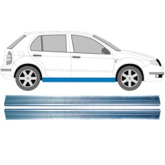 Opravný plech prahu pre Skoda Fabia I 1999-2007 / Ľavá+Pravá / Sada 9543