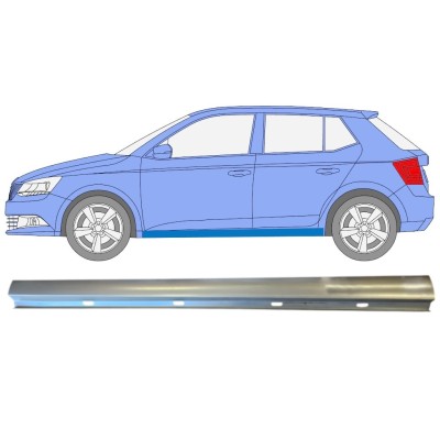 Opravný plech spodnej časti prahu pre Skoda Fabia 2014- / Ľavý 14816